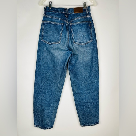 Madewell High Rise Balloon Jeans Medium Wash Size 25 - Picture 3 of 8